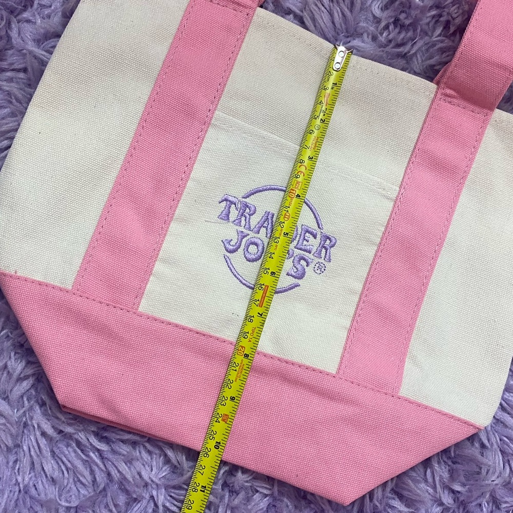 Trader Joe’s Mini Pink Tote - Picture 6 of 6